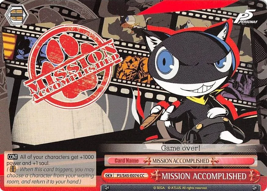 MISSION ACCOMPLISHED 「P5/S45-E074」「EN」