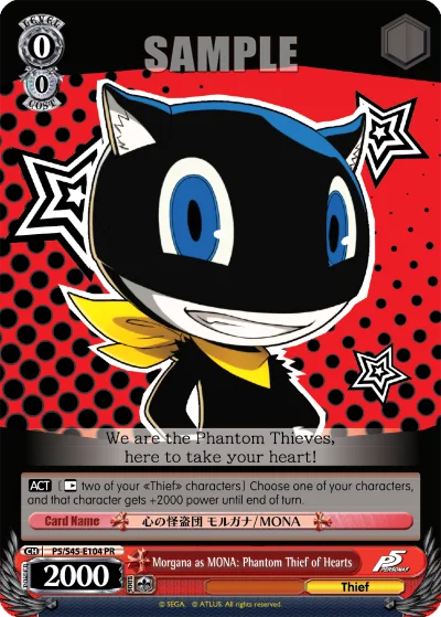 Morgana as MONA: Phantom Thief of Hearts 「P5/S45-E104」「EN」