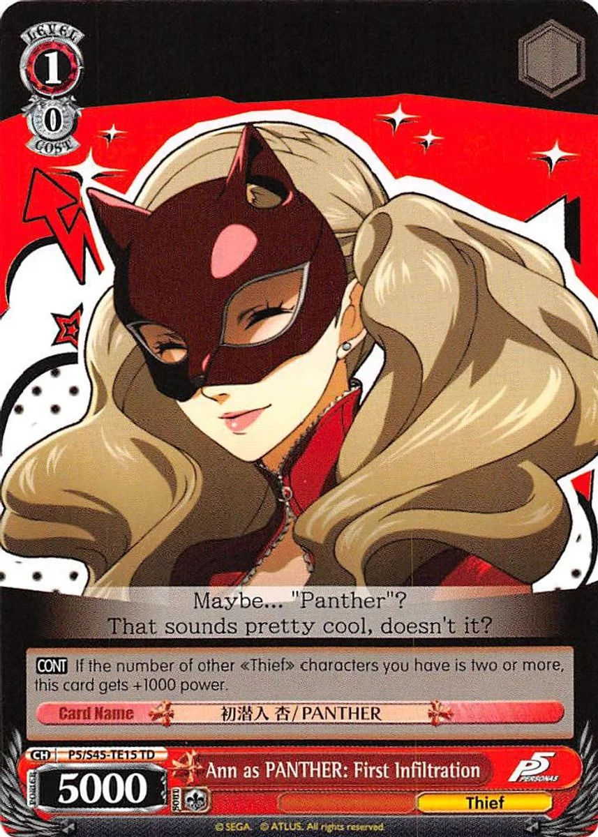 Ann as PANTHER: First Infiltration 「P5/S45-TE15」「EN」