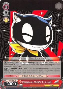 Morgana as MONA: It's a Deal #P5/S45-E061 · Weiss Schwarz