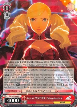 Ann as PANTHER: Determination 「P5/S45-E062」「EN」