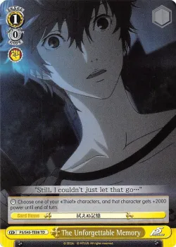 The Unforgettable Memory 「P5/S45-TE08」「EN」