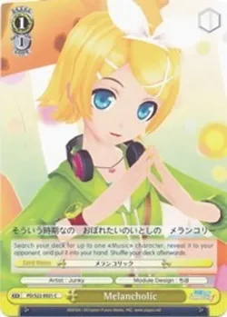 Melancholic #PD/S22-E021 · Weiss Schwarz