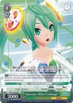 Hatsune Miku"Linkage" #PD/S22-E028 · Weiss Schwarz