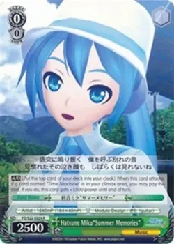 Hatsune Miku"Summer Memories" #PD/S22-E029 · Weiss Schwarz