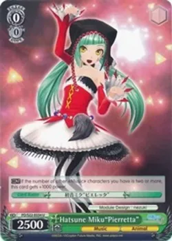 Hatsune Miku"Pierretta" #PD/S22-E034 · Weiss Schwarz