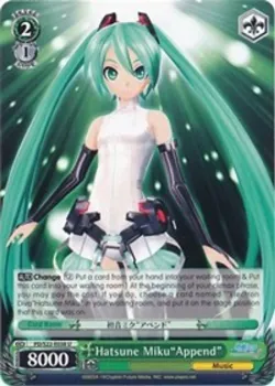 Hatsune Miku"Append" #PD/S22-E038 · Weiss Schwarz
