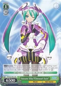 Hatsune Miku"FOnewearl Style" 「PD/S22-TE11」「EN」