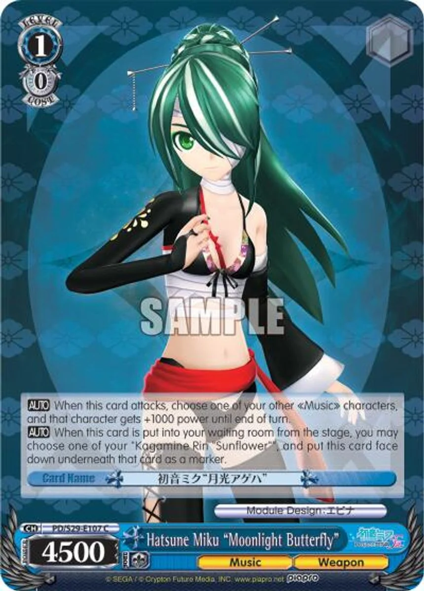 Hatsune Miku "Moonlight Butterfly" 「PD/S29-E107」「EN」