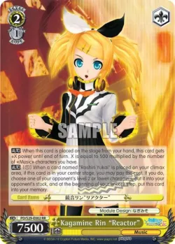Kagamine Rin "Reactor" #PD/S29-E002 · Weiss Schwarz