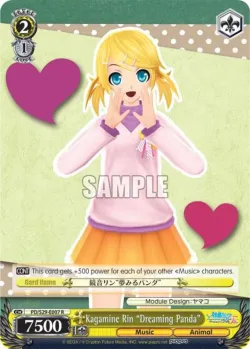 Kagamine Rin "Dreaming Panda" #PD/S29-E007 · Weiss Schwarz