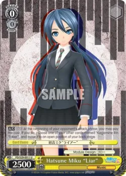 Hatsune Miku "Liar" #PD/S29-E011 · Weiss Schwarz