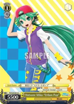 Hatsune Miku "Urban Pop" #PD/S29-E015 · Weiss Schwarz