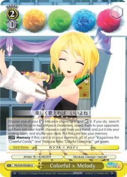 Colorful x Melody #PD/S29-E020b · Weiss Schwarz