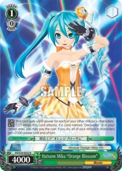 Hatsune Miku "Orange Blossom" #PD/S29-E032 · Weiss Schwarz