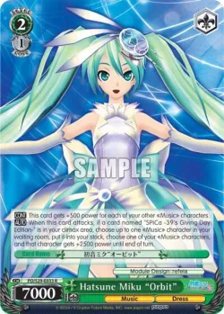 Hatsune Miku "Orbit" #PD/S29-E033 · Weiss Schwarz