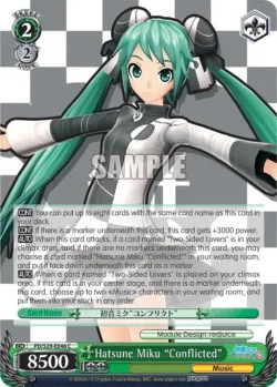 Hatsune Miku "Conflicted" #PD/S29-E046 · Weiss Schwarz
