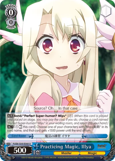 Practicing Magic, Illya 「PI/S04-E044」「EN」