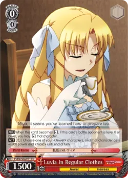 Luvia in Regular Clothes #PI/S04-E010 · Weiss Schwarz