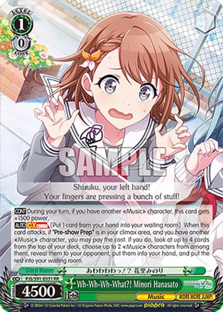 Wh-Wh-Wh-What?! Minori Hanasato 「PJS/S91-E031」「EN」