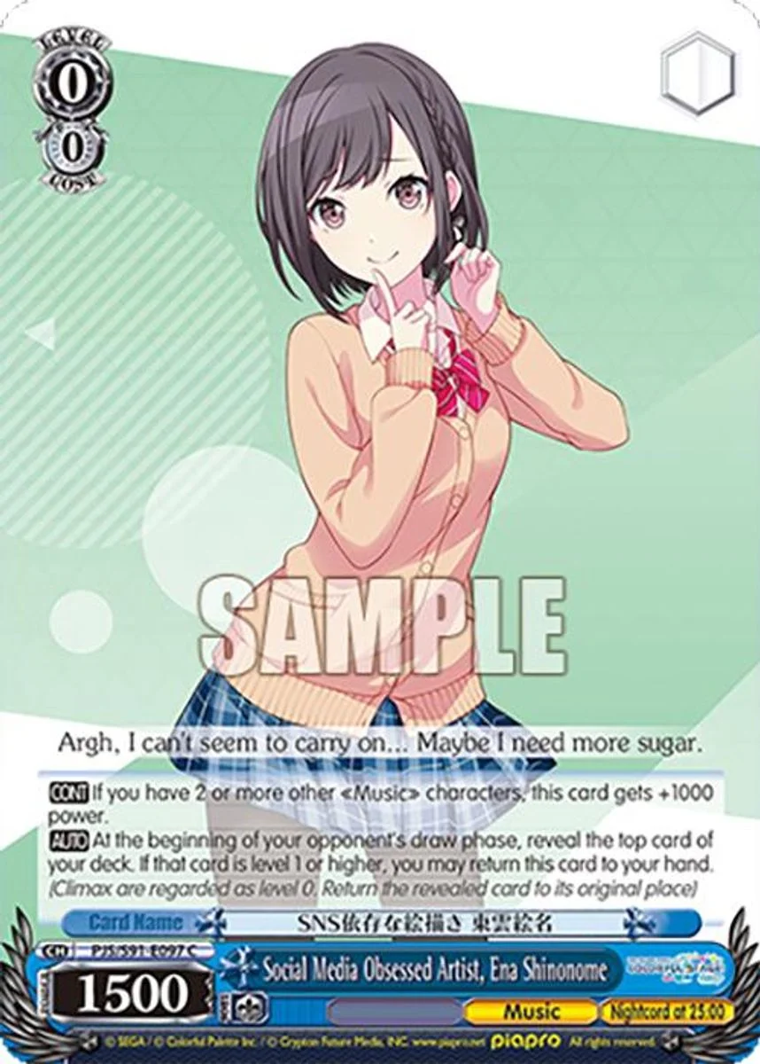 Social Media Obsessed Artist, Ena Shinonome 「PJS/S91-E097」「EN」
