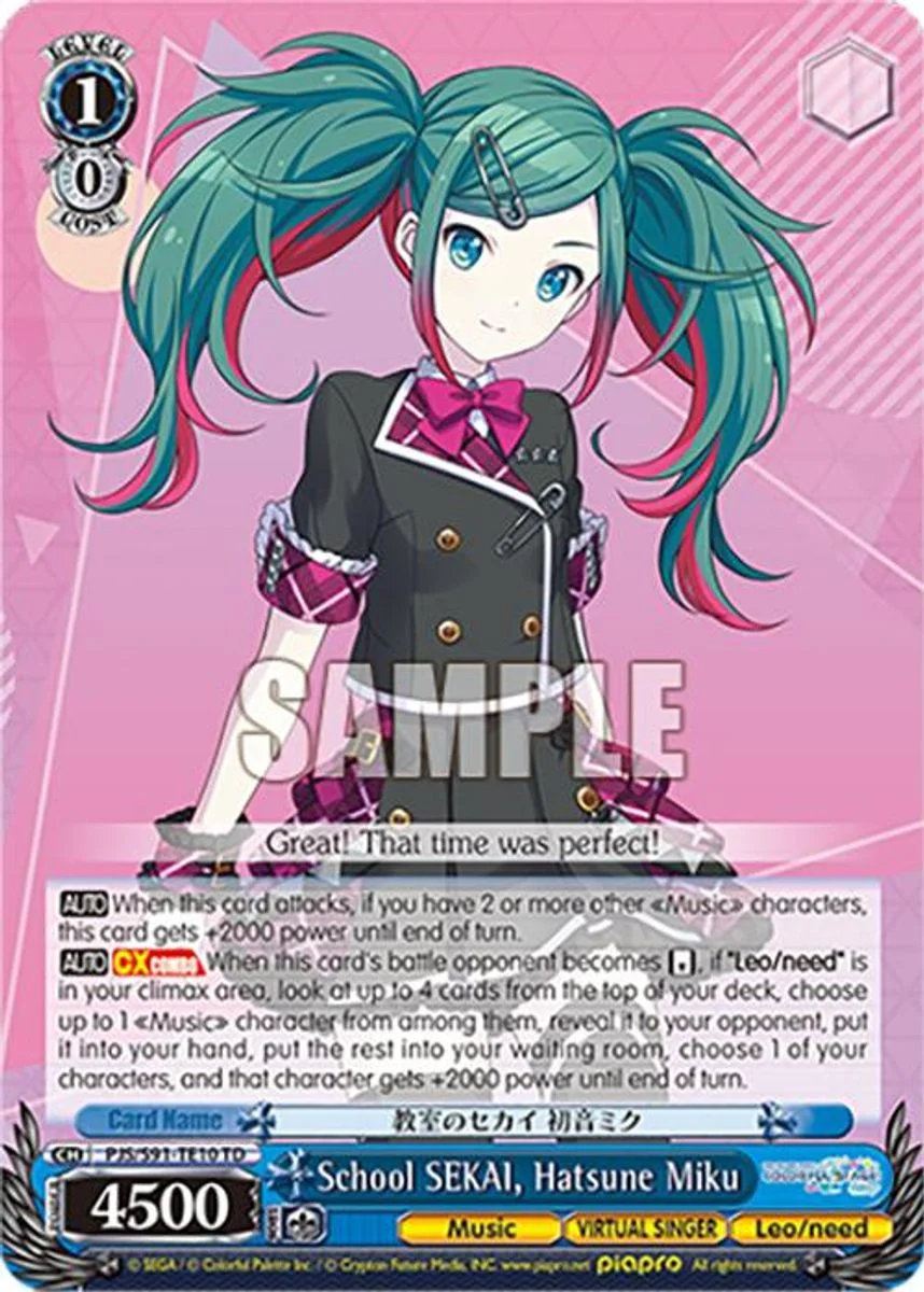 School SEKAI, Hatsune Miku 「PJS/S91-TE10」「EN」