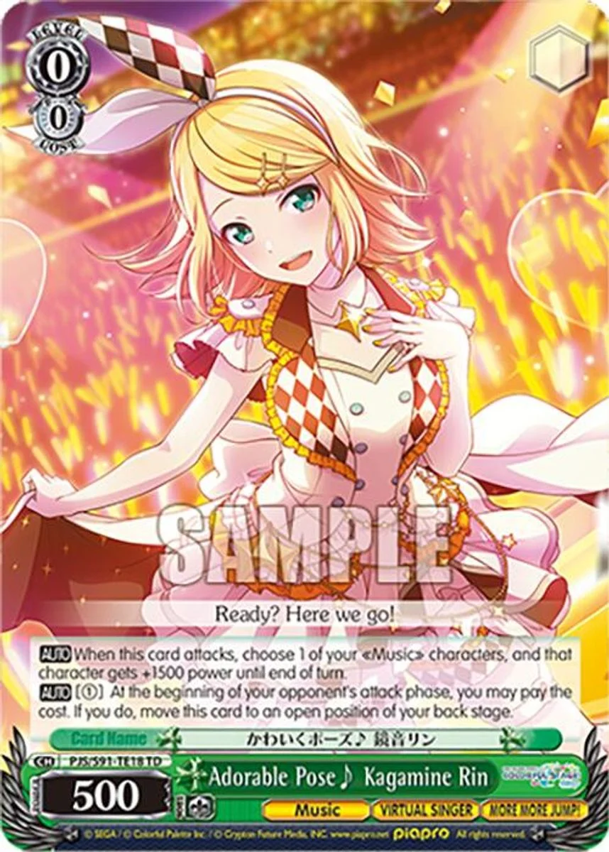 Adorable Pose♪ Kagamine Rin 「PJS/S91-TE18」「EN」