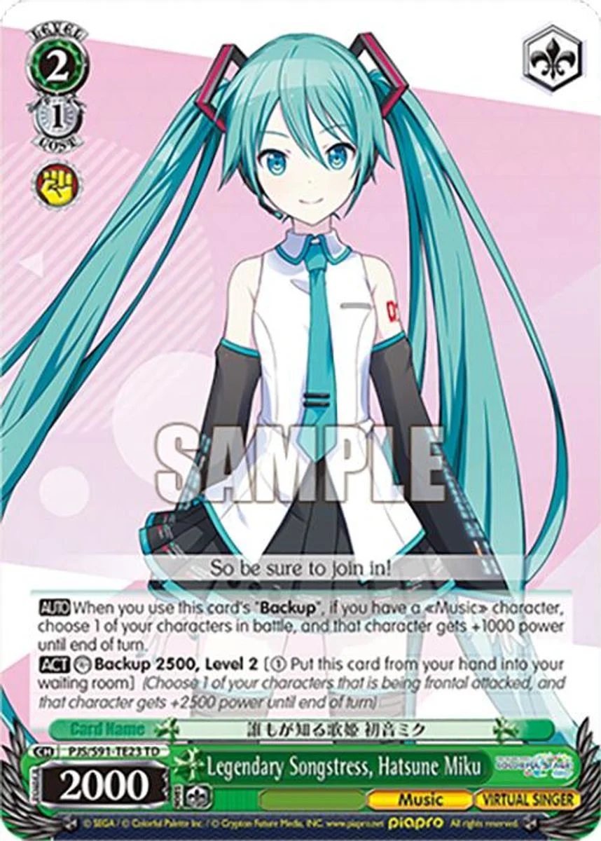 Legendary Songstress, Hatsune Miku 「PJS/S91-TE23」「EN」