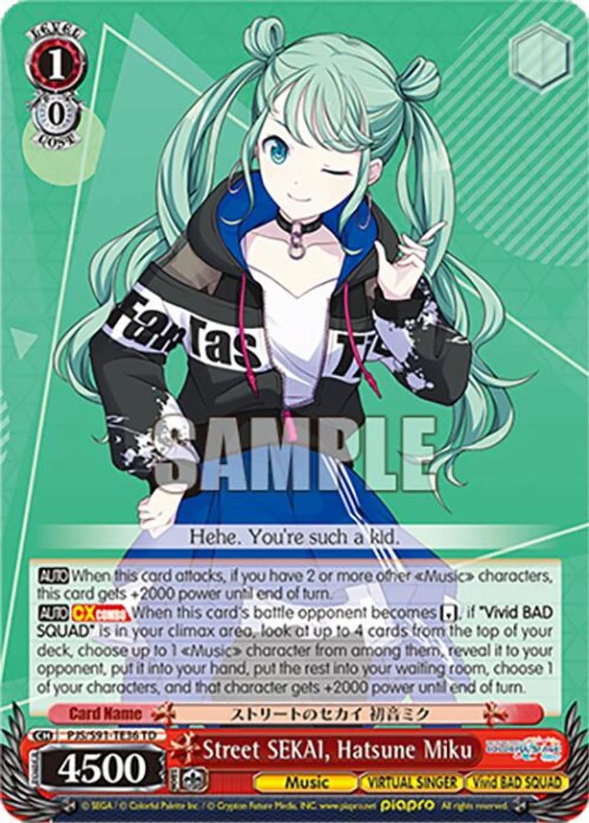 Street SEKAI, Hatsune Miku 「PJS/S91-TE36」「EN」