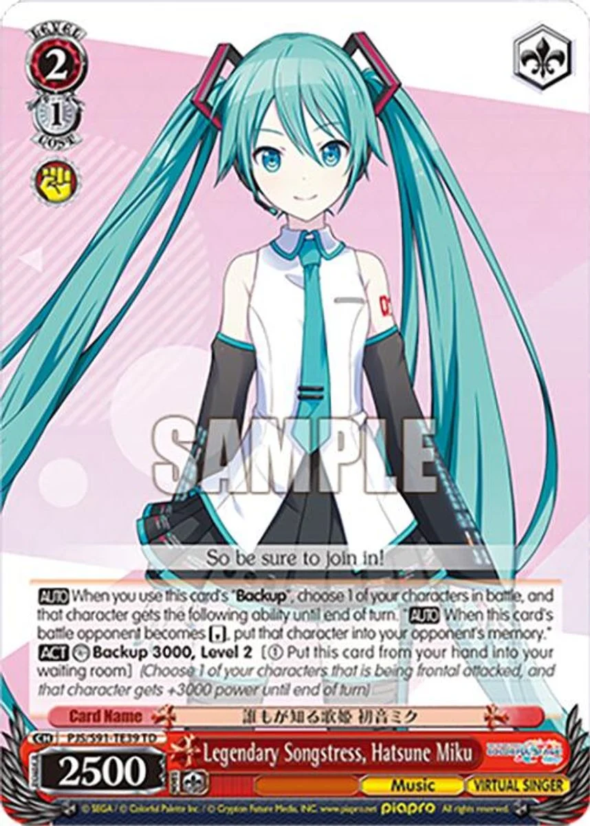 Legendary Songstress, Hatsune Miku 「PJS/S91-TE39」「EN」