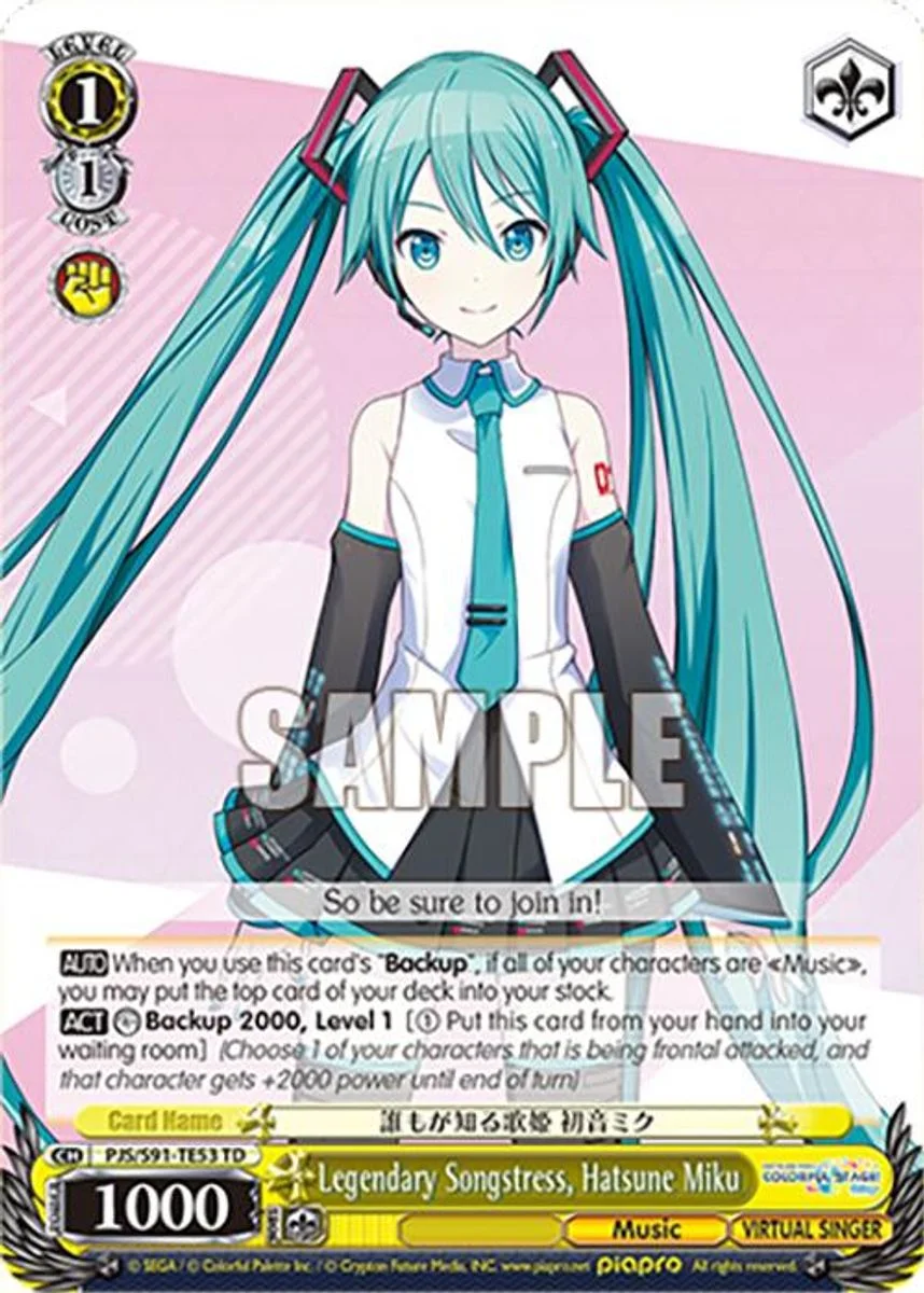 Legendary Songstress, Hatsune Miku 「PJS/S91-TE53」「EN」