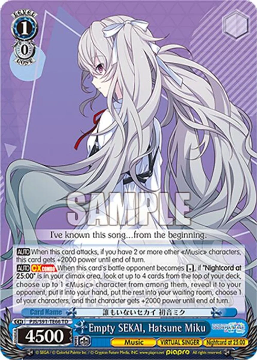 Empty SEKAI, Hatsune Miku 「PJS/S91-TE66」「EN」