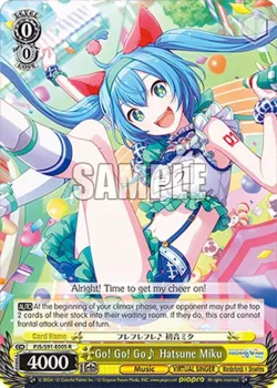 Go! Go! Go♪ Hatsune Miku #PJS/S91-E005 · Weiss Schwarz