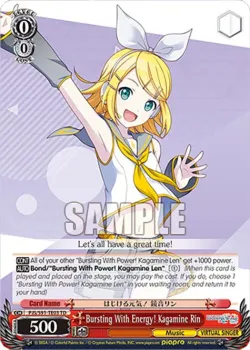 Bursting With Energy! Kagamine Rin #PJS/S91-TE03 · Weiss Schwarz