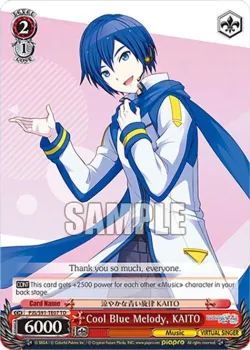 Cool Blue Melody, KAITO #PJS/S91-TE07 · Weiss Schwarz