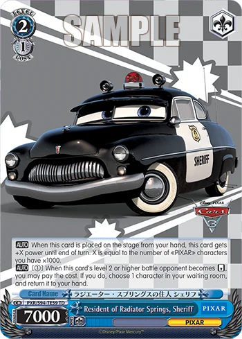 Resident of Radiator Springs, Sheriff 「PXR/S94-TE59」「EN」