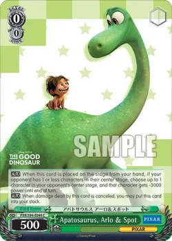 Apatosaurus, Arlo & Spot #PXR/S94-E040 · Weiss Schwarz