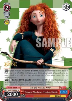 Princess Who Loves Freedom, Merida #PXR/S94-E057 · Weiss Schwarz