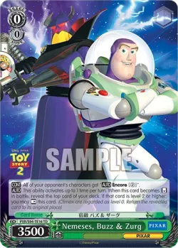 Nemeses, Buzz & Zurg #PXR/S94-TE16 · Weiss Schwarz
