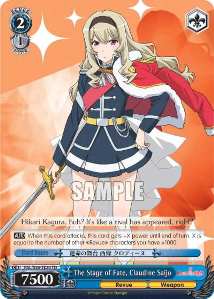 The Stage of Fate, Claudine Saijo 「RSL/S56-TE20」「EN」