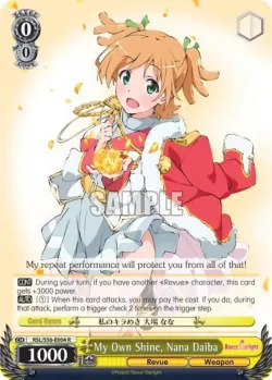 My Own Shine, Nana Daiba #RSL/S56-E004 · Weiss Schwarz