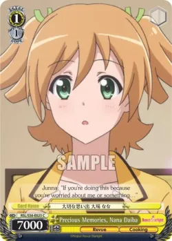 Precious Memories, Nana Daiba #RSL/S56-E025 · Weiss Schwarz