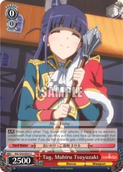 Tag, Mahiru Tsuyuzaki #RSL/S56-E055 · Weiss Schwarz