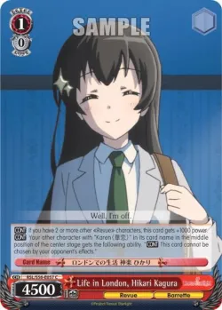 Life in London, Hikari Kagura #RSL/S56-E057 · Weiss Schwarz