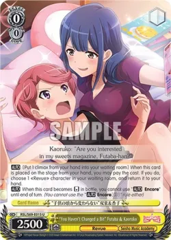 "You Haven't Changed a Bit" Futaba & Kaoruko #RSL/S69-E015 · Weiss Schwarz