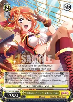 "Veteran Pirate" Tsukasa Ebisu #RSL/S69-E026 · Weiss Schwarz