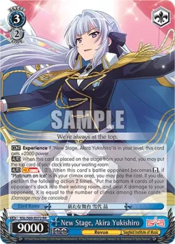New Stage, Akira Yukishiro 「RSL/S69-E072」「EN」
