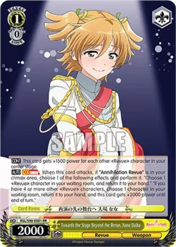 Towards the Stage Beyond the Rerun, Nana Daiba #RSL/S98-E001 · Weiss Schwarz