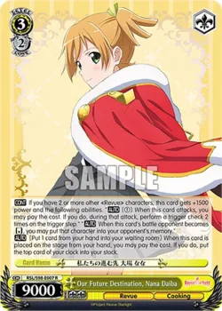 Our Future Destination, Nana Daiba #RSL/S98-E007 · Weiss Schwarz