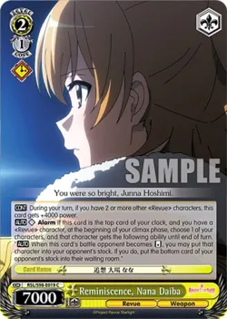 Reminiscence, Nana Daiba #RSL/S98-E019 · Weiss Schwarz